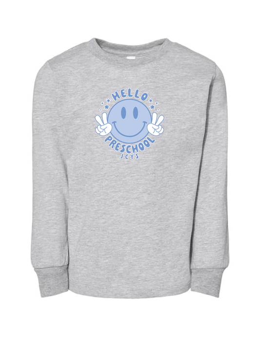JCYS Hello Preschool Long Sleeve Tee