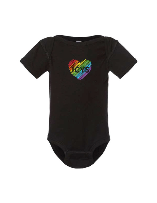 JCYS Rainbow Heart Onsie