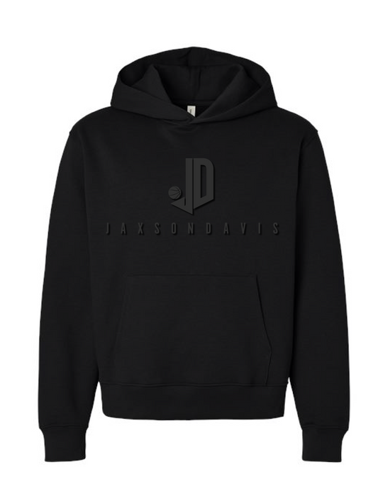 JAXSON DAVIS Monochrome Full Front Hooded Pullover