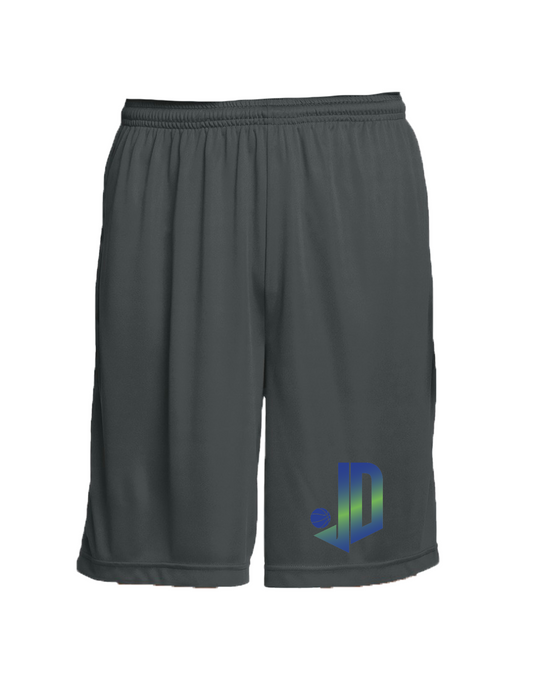JAXSON DAVIS JD Charcoal Athletic Shorts