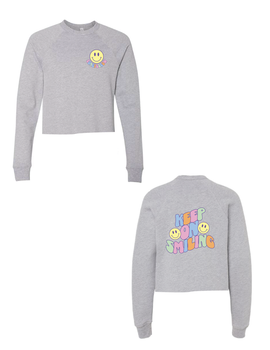 LONGFELLOW Keep On Smiling Crew Neck Pullover