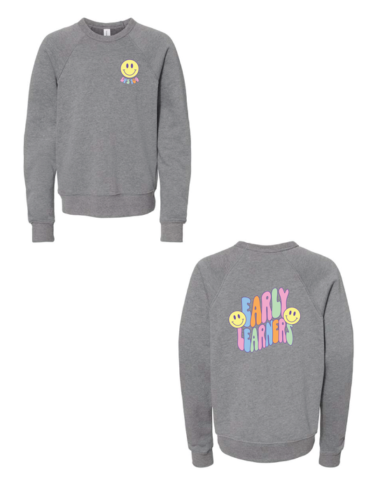 EARLY LEARNERS Keep on Smiling Crew Neck Pullover