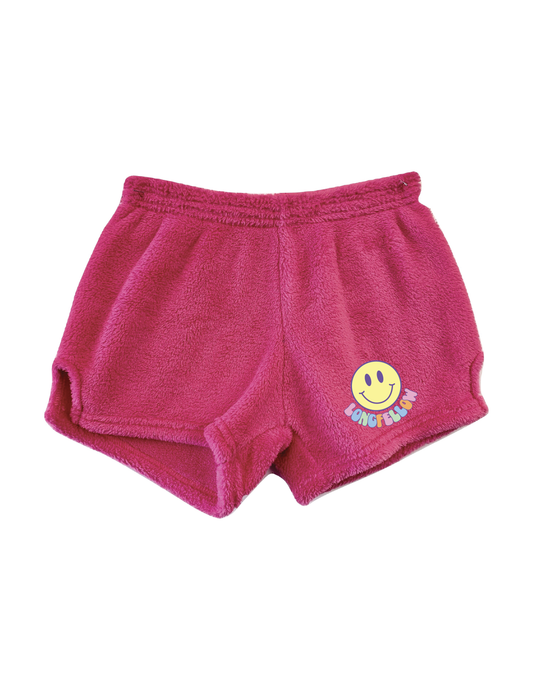 LONGFELLOW Keep On Smiling Fuzzy Shorts