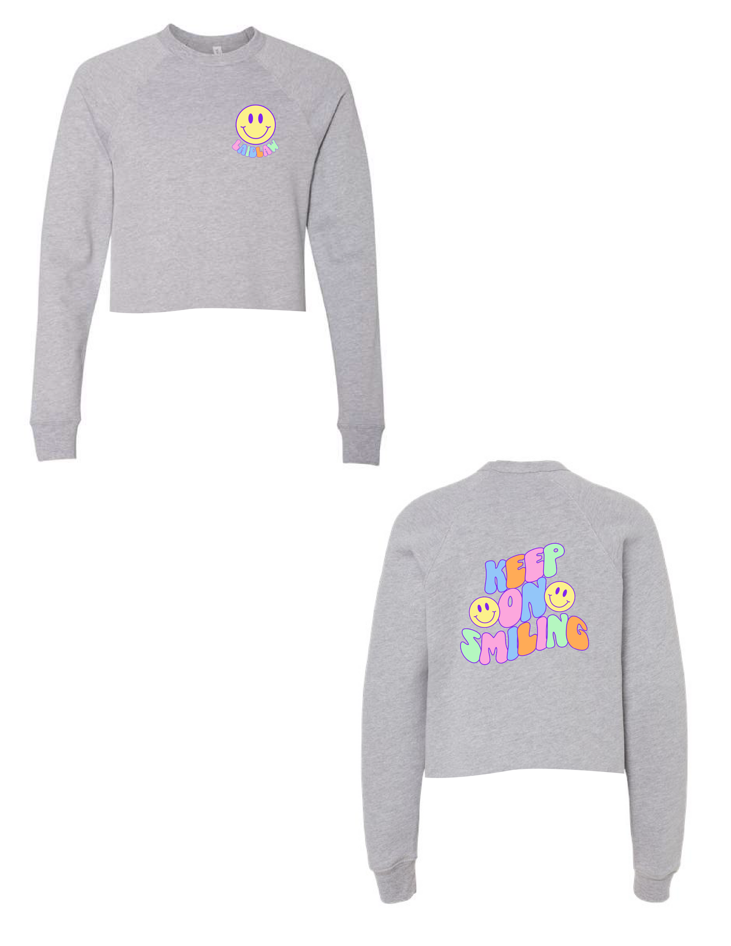 LAIDLAW Keep on Smiling Crew Neck Pullover