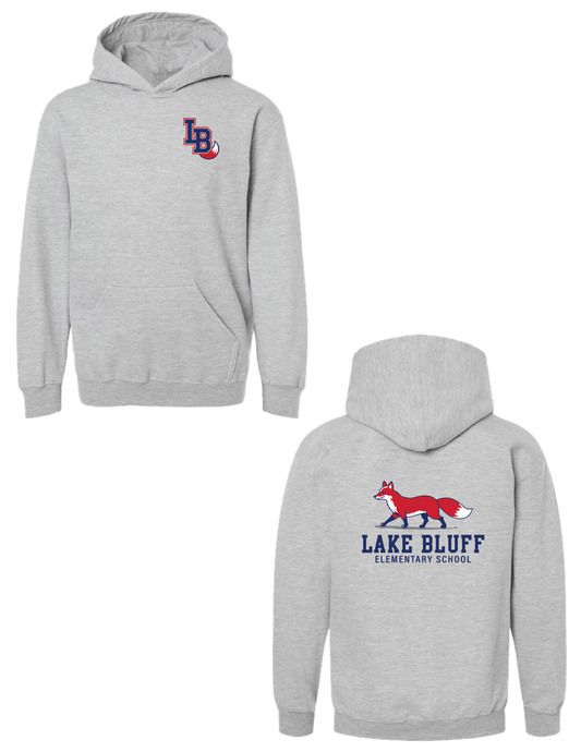 LBES Foxtail Grey Hooded Pullover