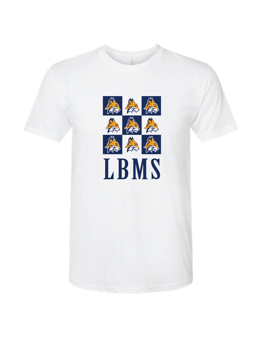 LBMS Mascot Checker Tee
