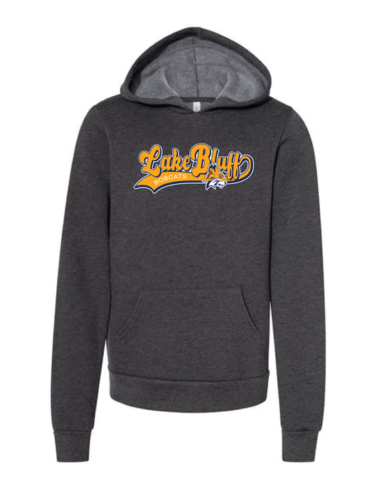 LBMS Retro Script Hooded Pullover