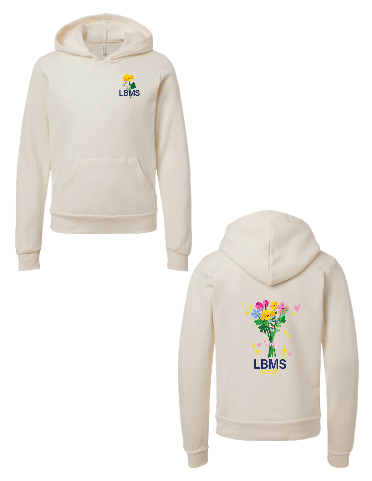 LBMS Wildflower Hooded Pullover