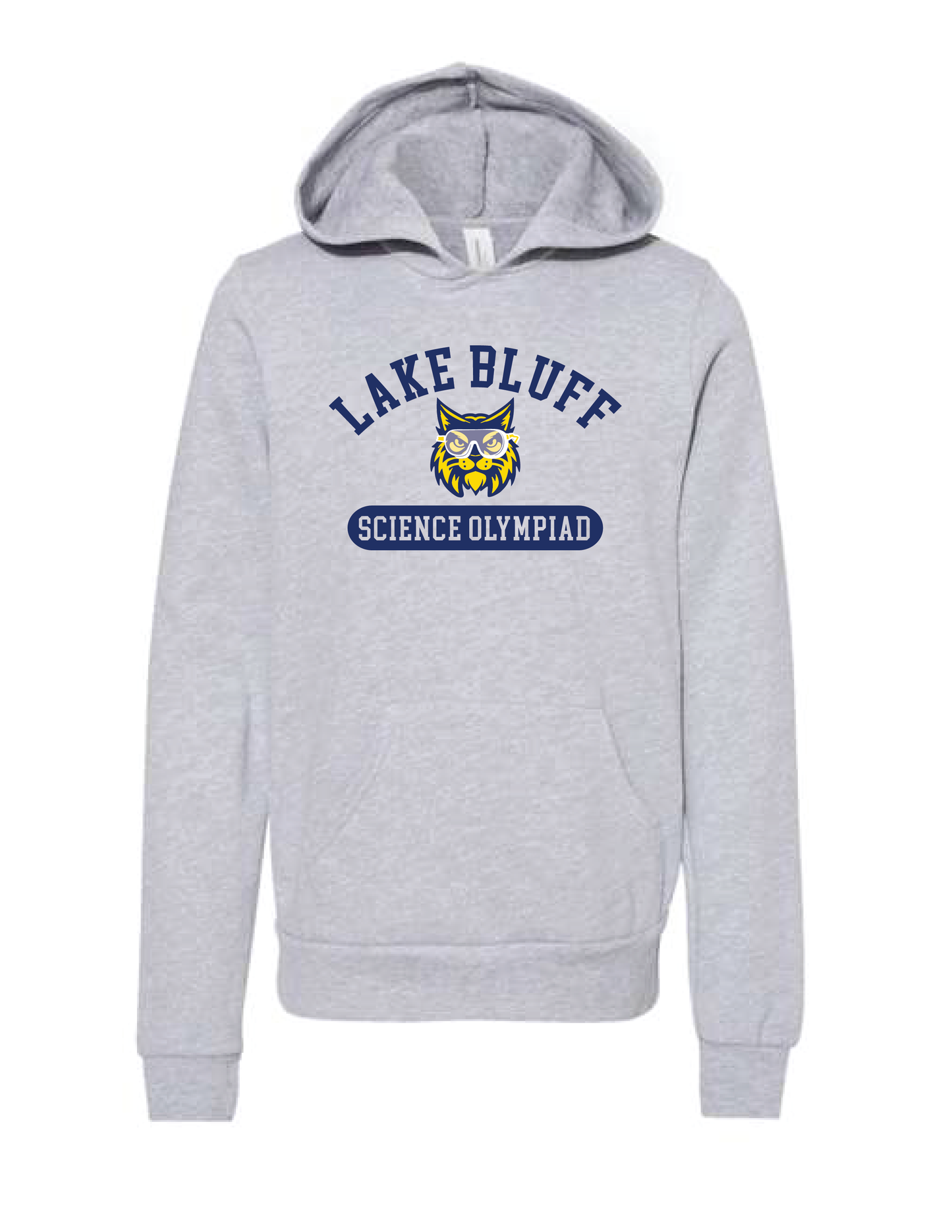 LBMS SCIENCE OLYMPIAD Grey Sports Campus Hooded Pullover