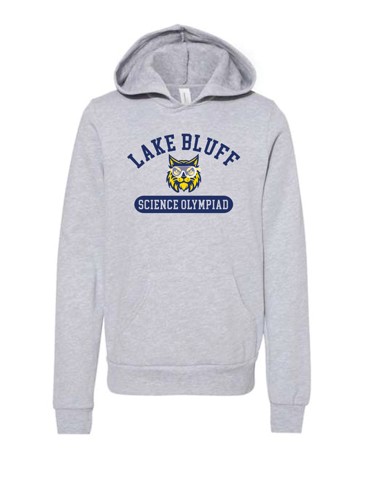 LBMS SCIENCE OLYMPIAD Grey Sports Campus Hooded Pullover