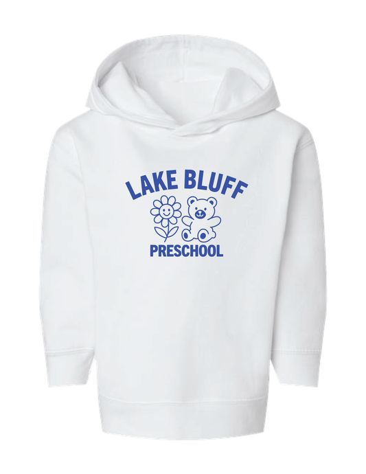 LAKE BLUFF PRESCHOOL White Hooded Pullover