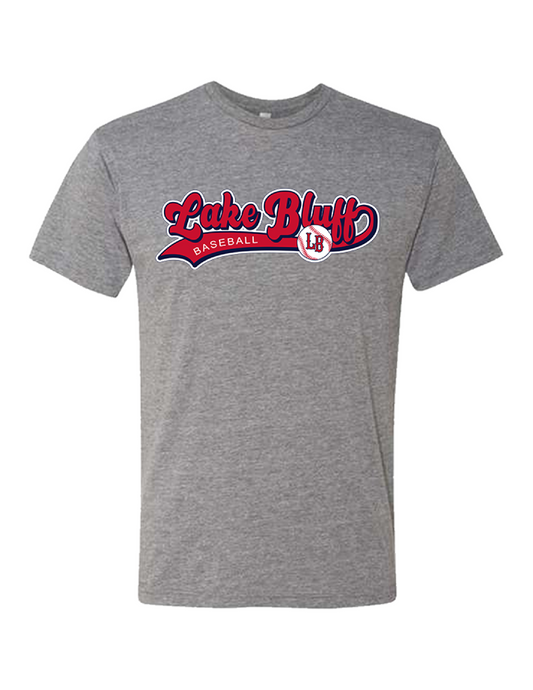 LB BASEBALL Retro Script Tee