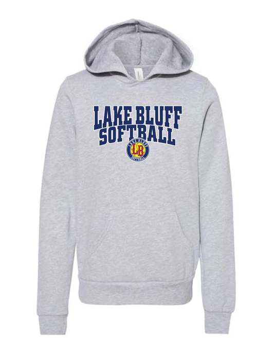 LAKE BLUFF SOFTBALL Game Day Campus Hooded Pullover