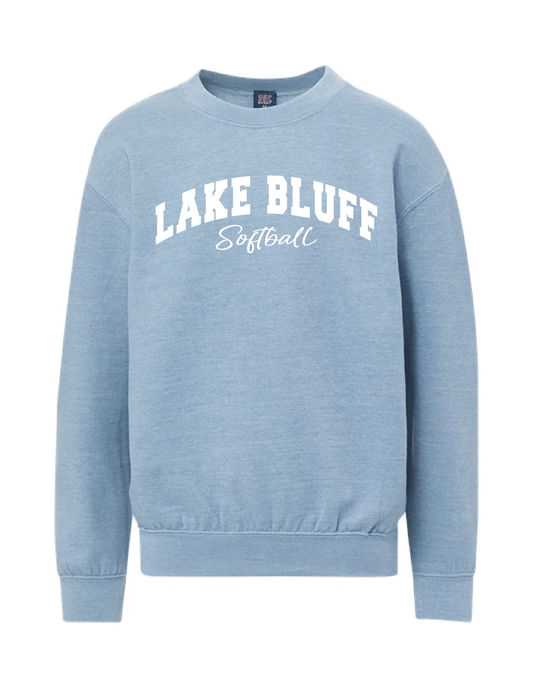 LAKE BLUFF SOFTBALL OG Varsity Crew Neck