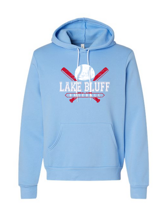 LB BASEBALL Vintage Baseball Hooded Pullover