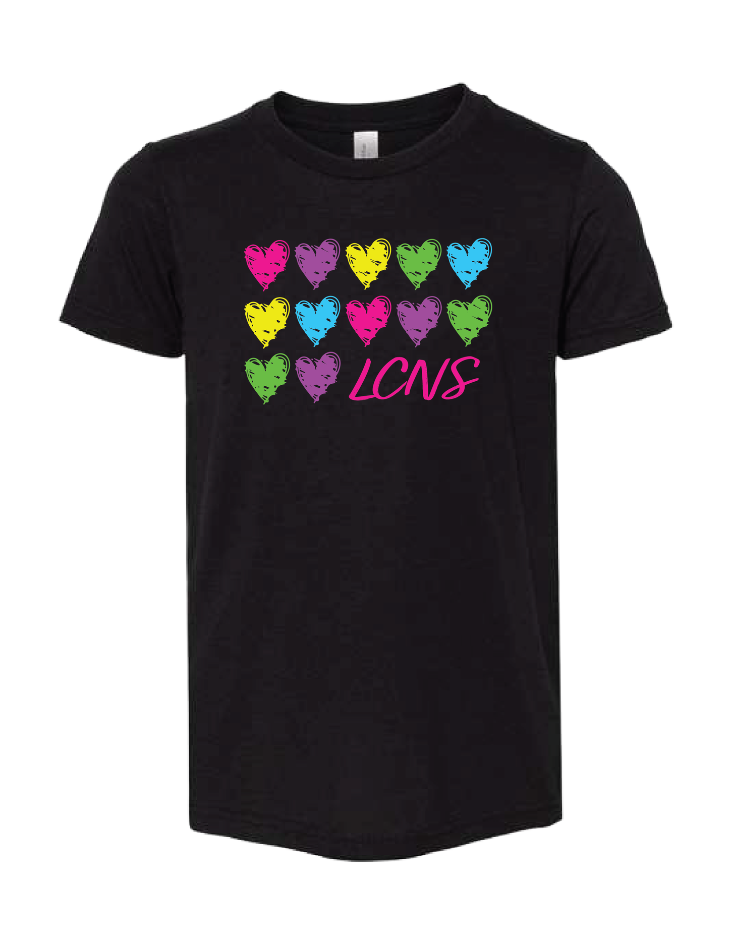 LCNS Neon Hearts Tee