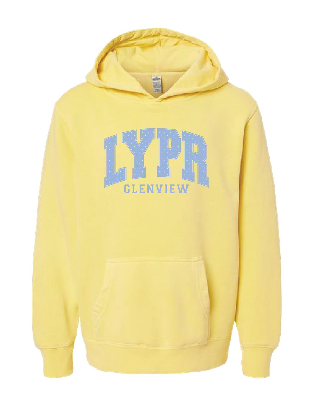 LYPR Polka Dot Campus Hooded Pullover