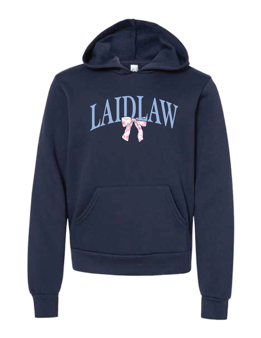 LAIDLAW Blooming Bow Hooded Pullover