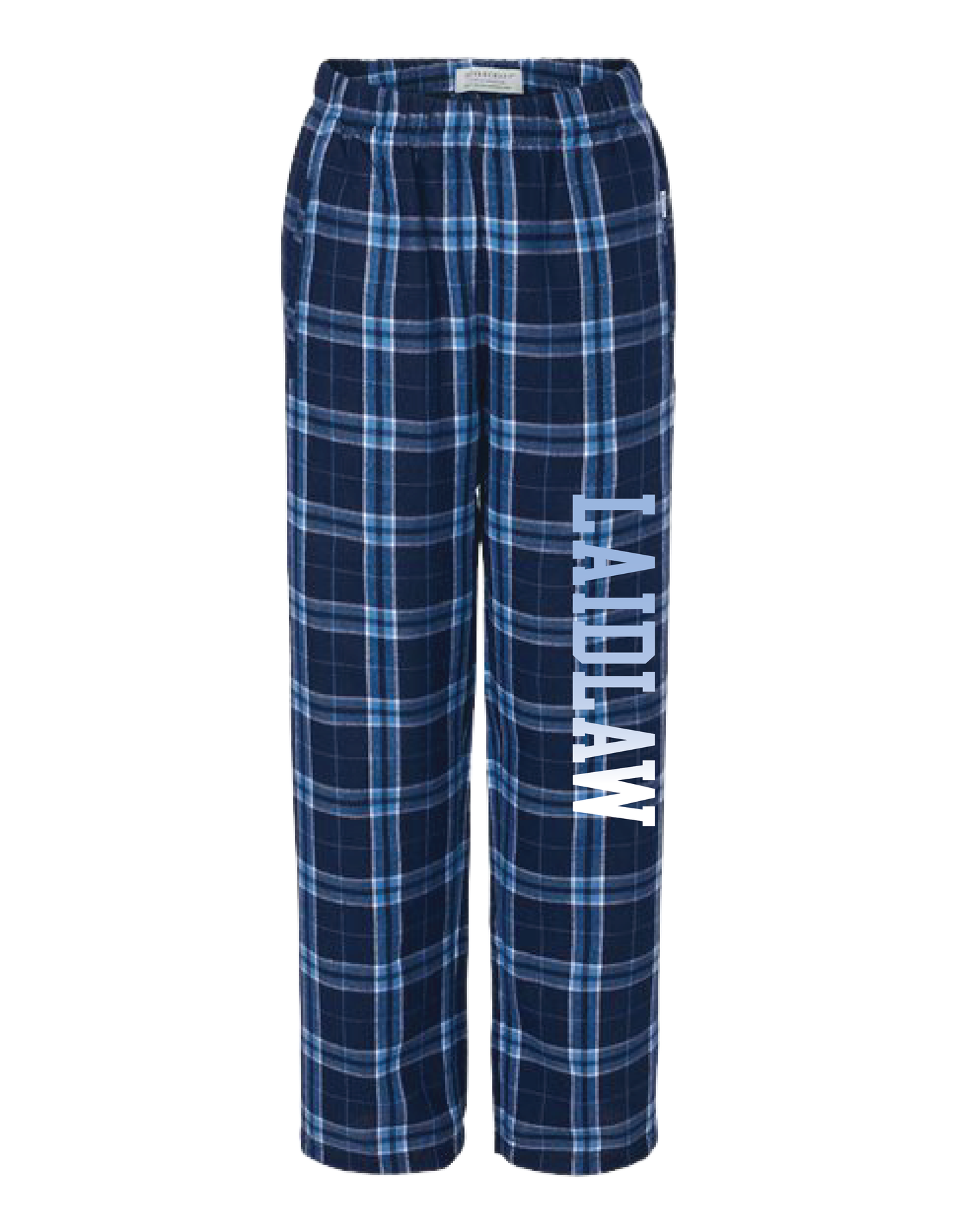 LAIDLAW Blue Ombre Flannel Pants