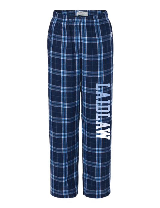 LAIDLAW Blue Ombre Flannel Pants