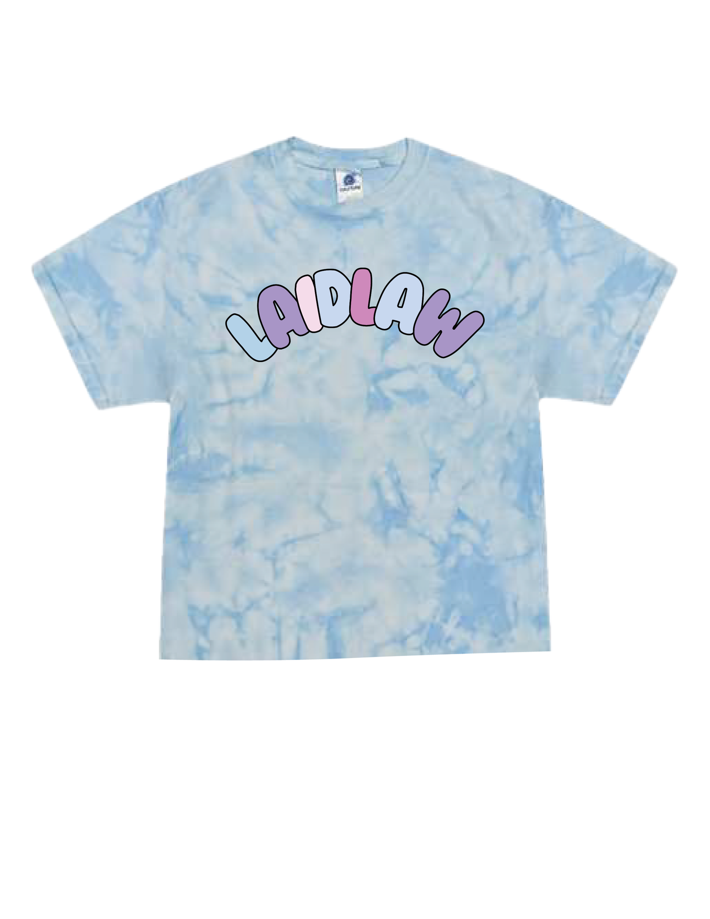 LAIDLAW Pastel Bubble Tie Dye Tee