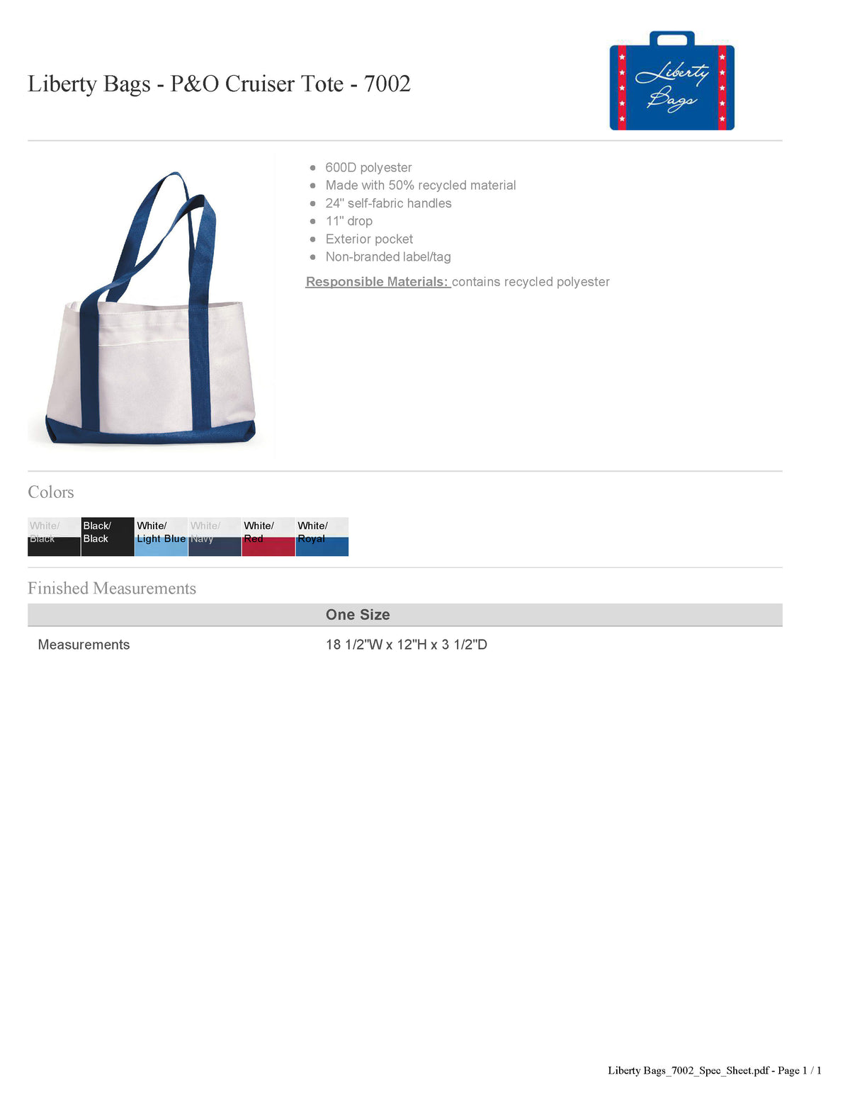 COHO Script Tote Bag