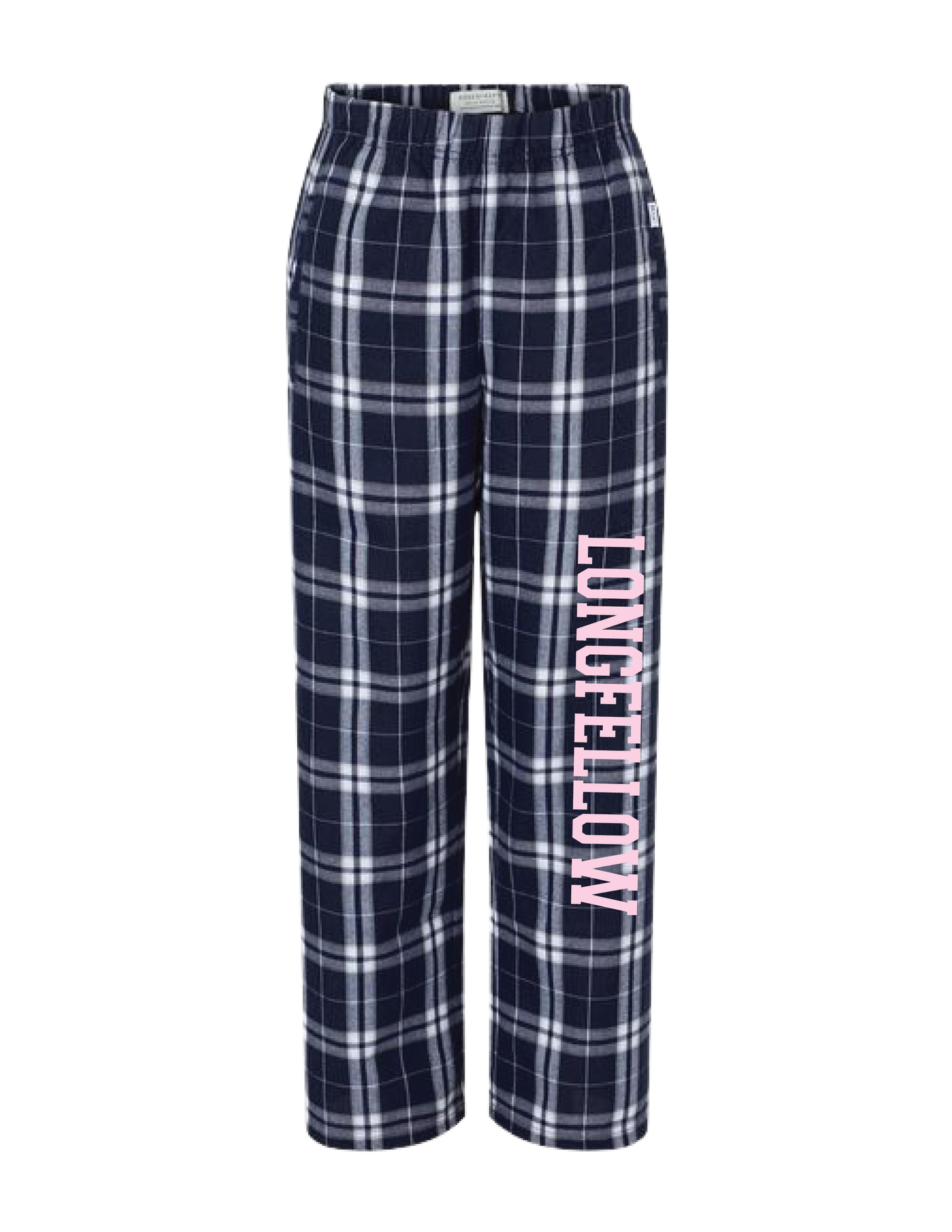 LONGFELLOW Pink Collegiate Flannel Pants