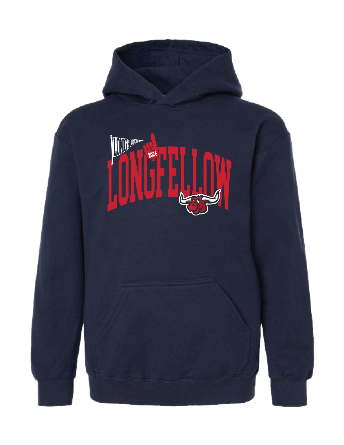 LONGFELLOW Stadium Hooded Pullover