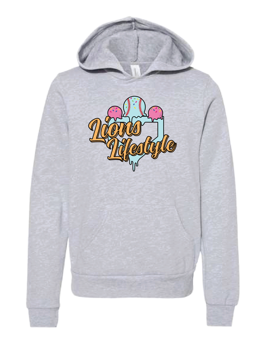 LYON Waffle Cone Hooded Pullover
