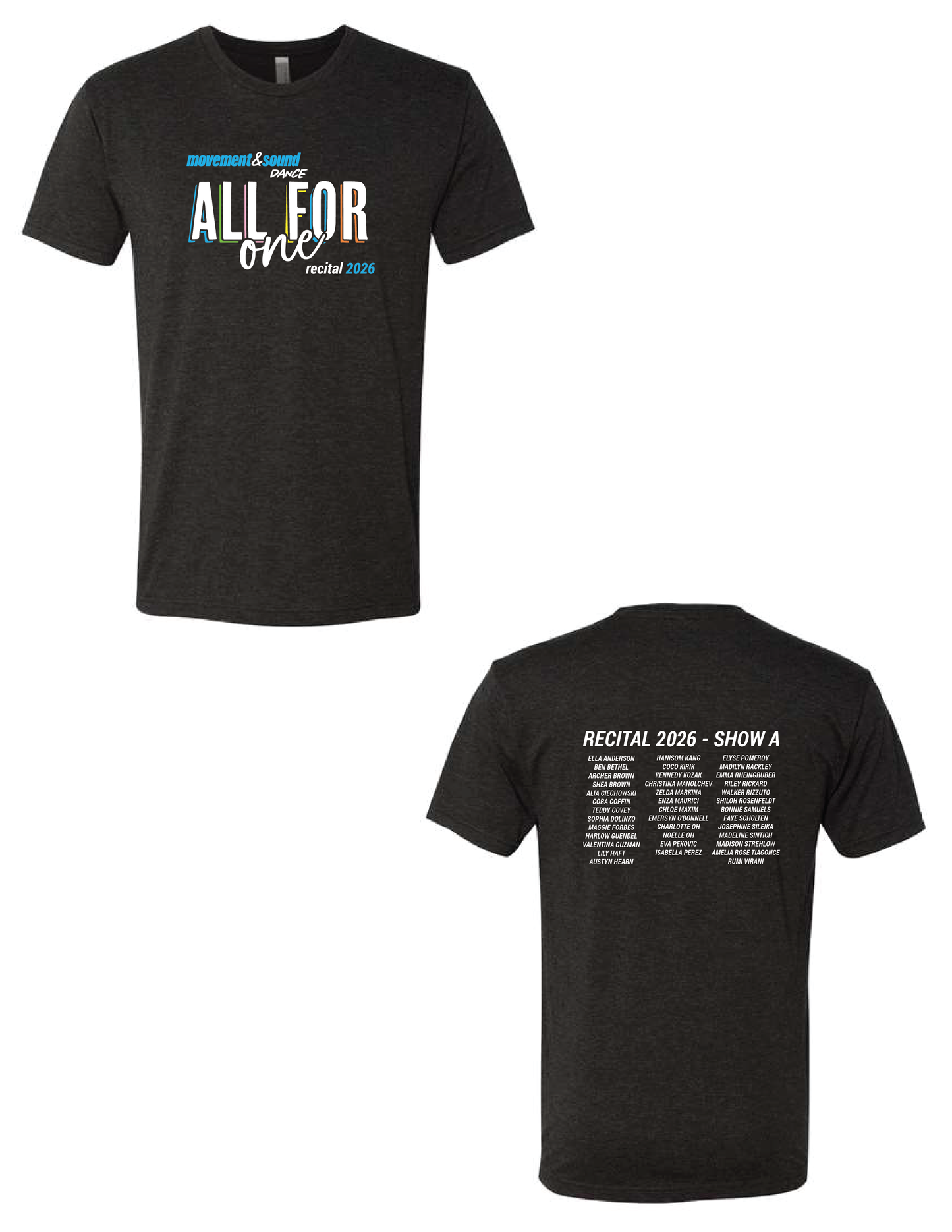 MOVEMENT & SOUND 2026 Show A Recital Tee