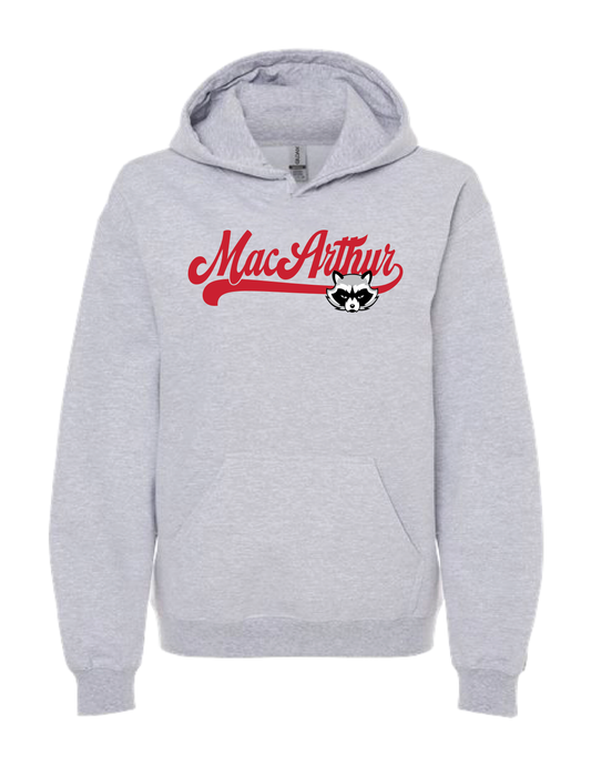 MACARTHUR Classic Script Hooded Pullover