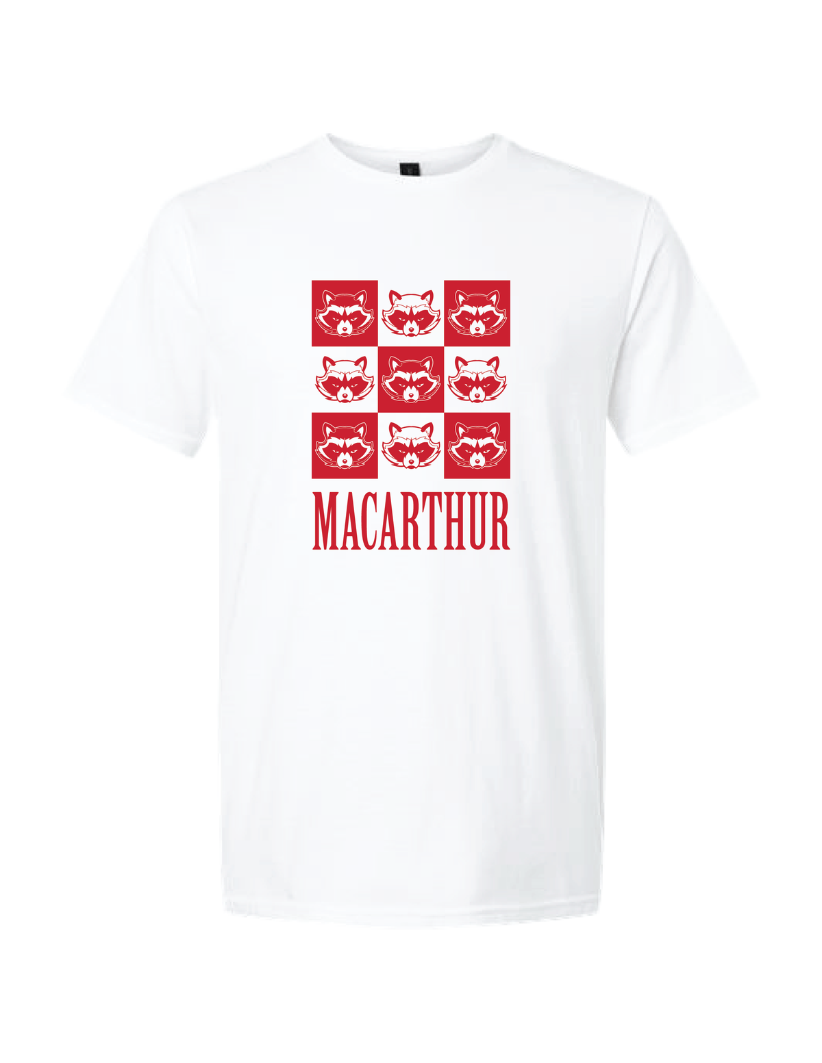 MACARTHUR Mascot Checker Tee