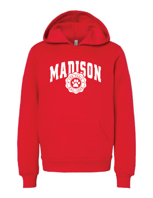 MADISON Centennial Athletic Club Hooded Pullover