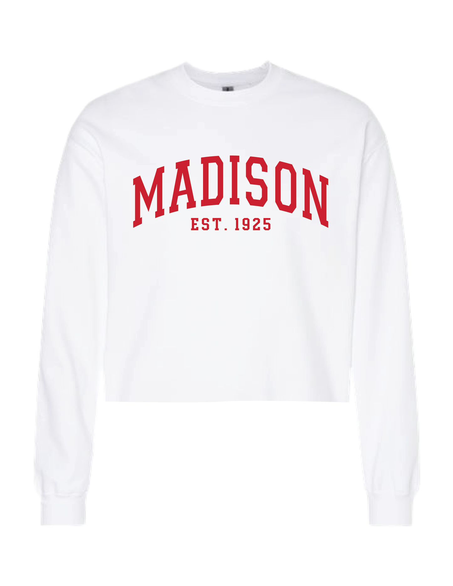 MADISON Est. 1925 White Crew Neck