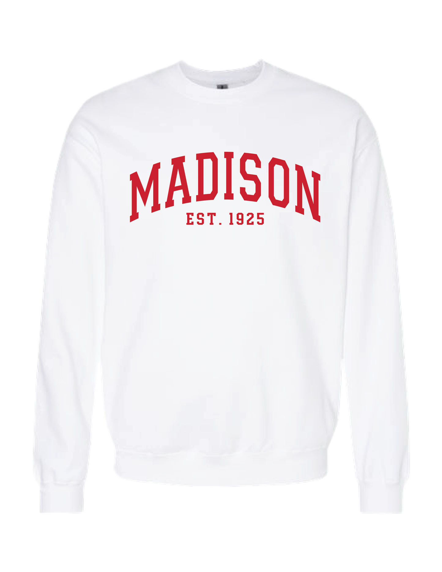MADISON Est. 1925 White Crew Neck
