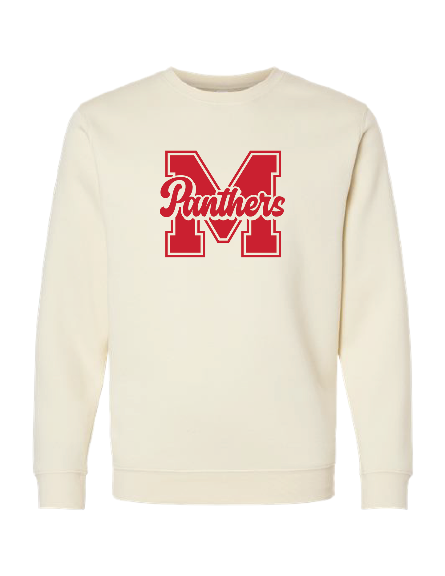 MADISON M Script Crew Neck