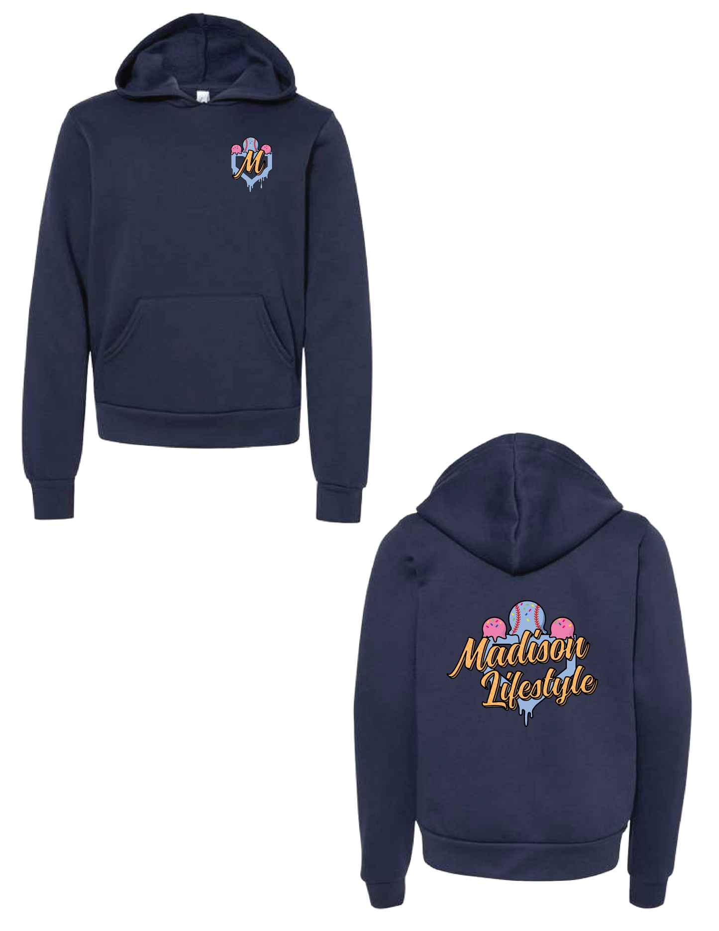 MADISON Waffle Cone Hooded Pullover
