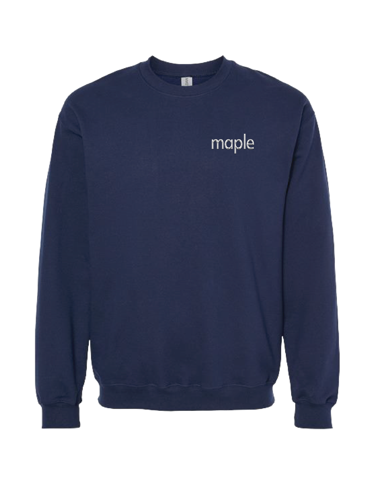 MAPLE Metallic Baseline Crew Neck