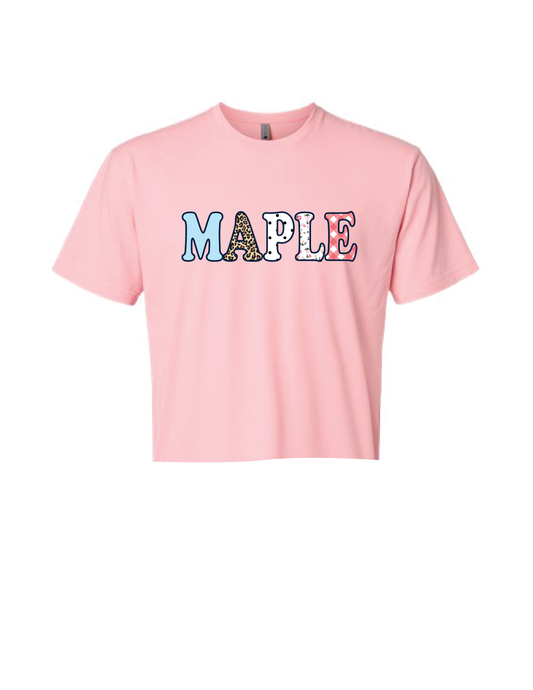 MAPLE Patterns Boxy Tee
