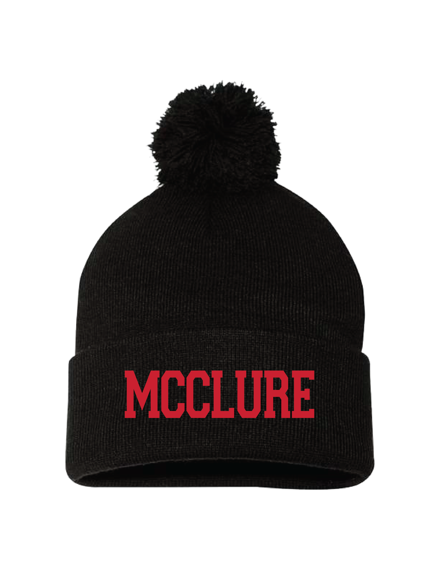 MCCLURE Collegiate Pom Beanie