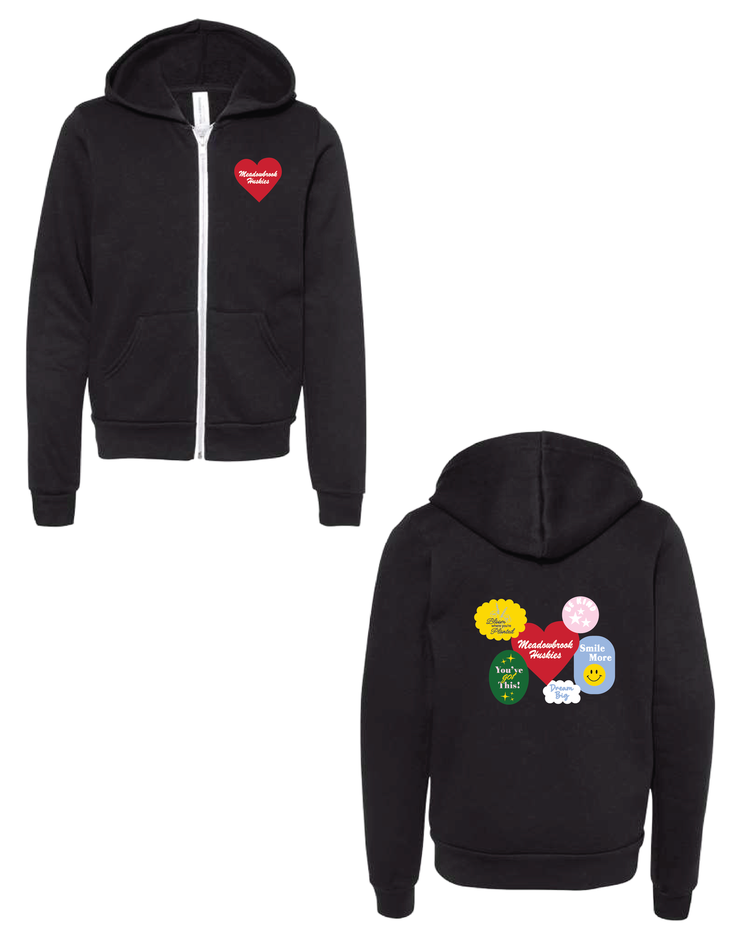 MEADOWBROOK Patches Zip Up