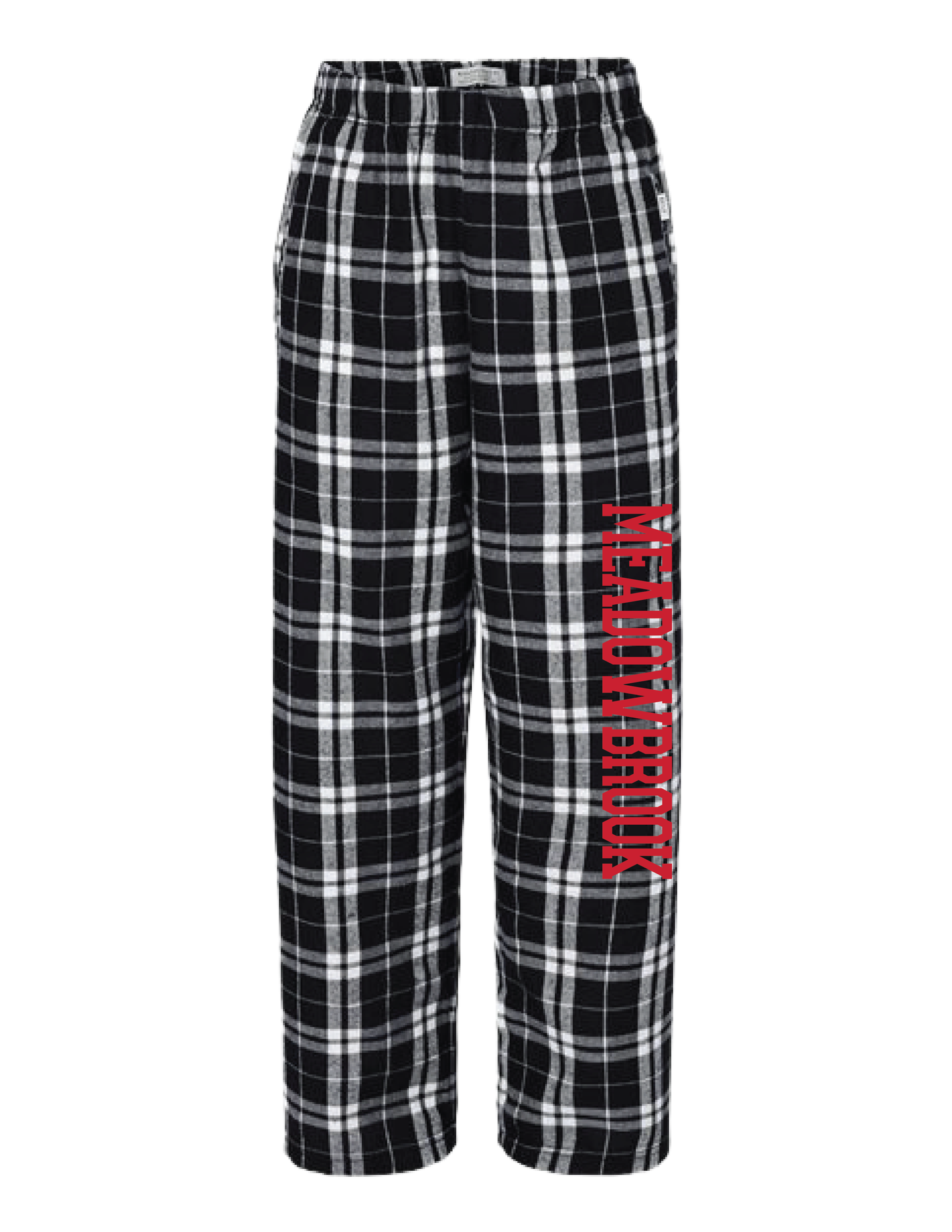 MEADOWBROOK Red Collegiate Flannel Pants