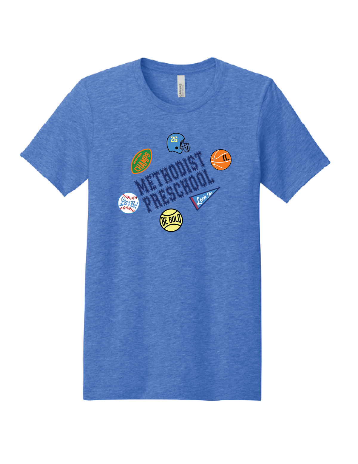 METHODIST PRESCHOOL Sports Patches Tee