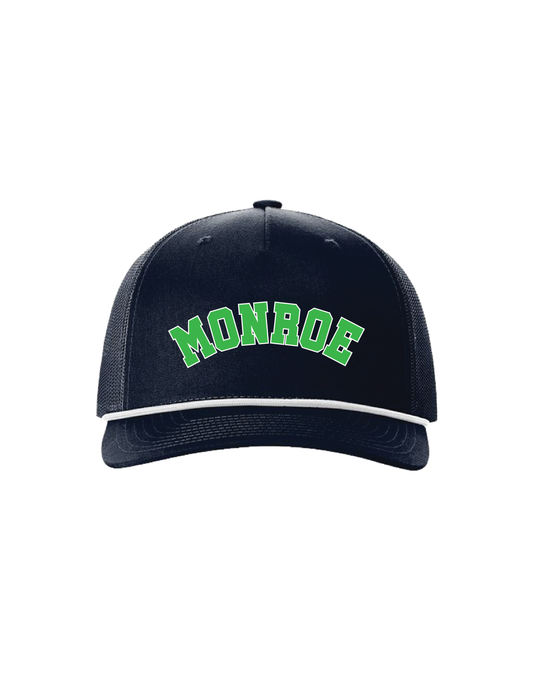 MONROE Campus Embroidered Rope Trucker Hat