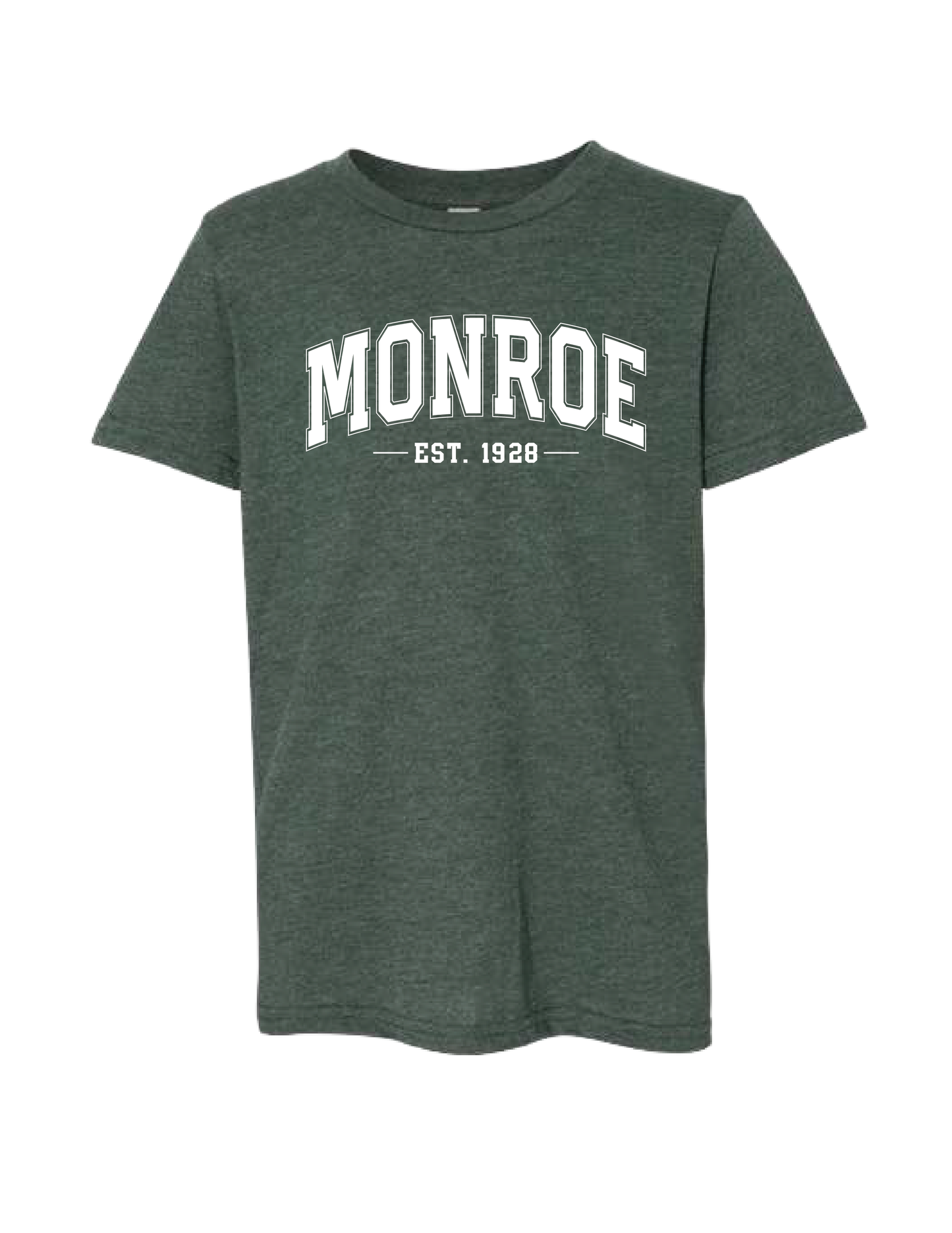 MONROE Est. 1928 Forest Green Tee