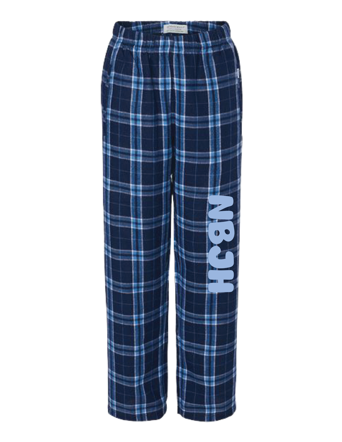 NBJH Bubble Navy/Columbia Blue Flannel Pants
