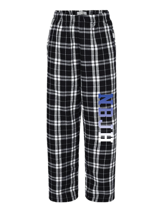 NBJH Ombre Overtime Black/White Flannel Pants