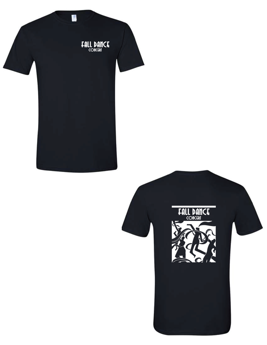 NIU DANCE Black Fall Concert Tee