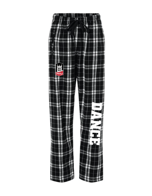 NIU DANCE Collegiate Flannel Pants
