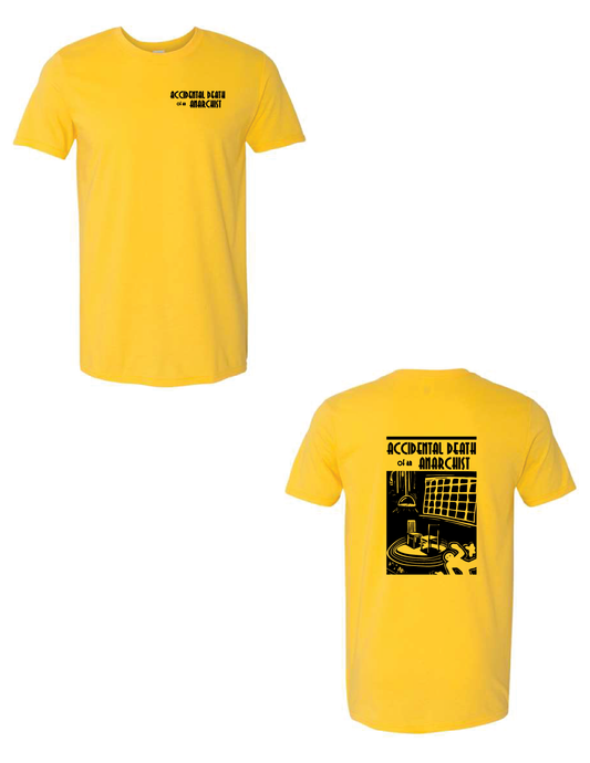 NIU THEATRE Yellow Accidental Death Tee